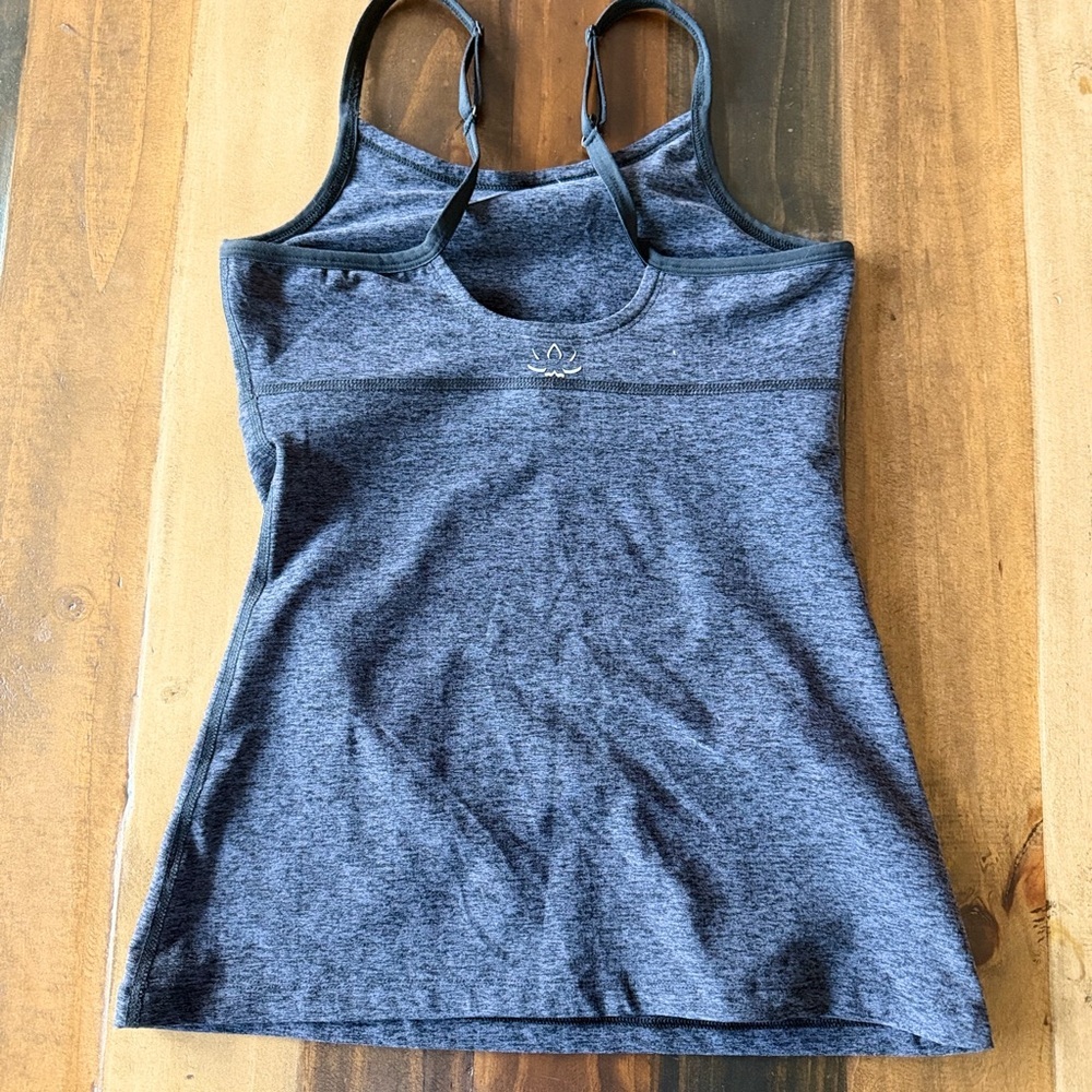 Beyond Yoga Grey Spaghetti Strap Tank
